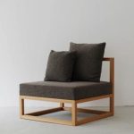 Brown Seater Wooden chair