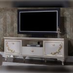 White Cream Tv Cabinet