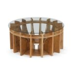 Glass Round Coffe Table