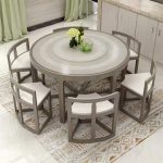 Round Dining Room Set 01